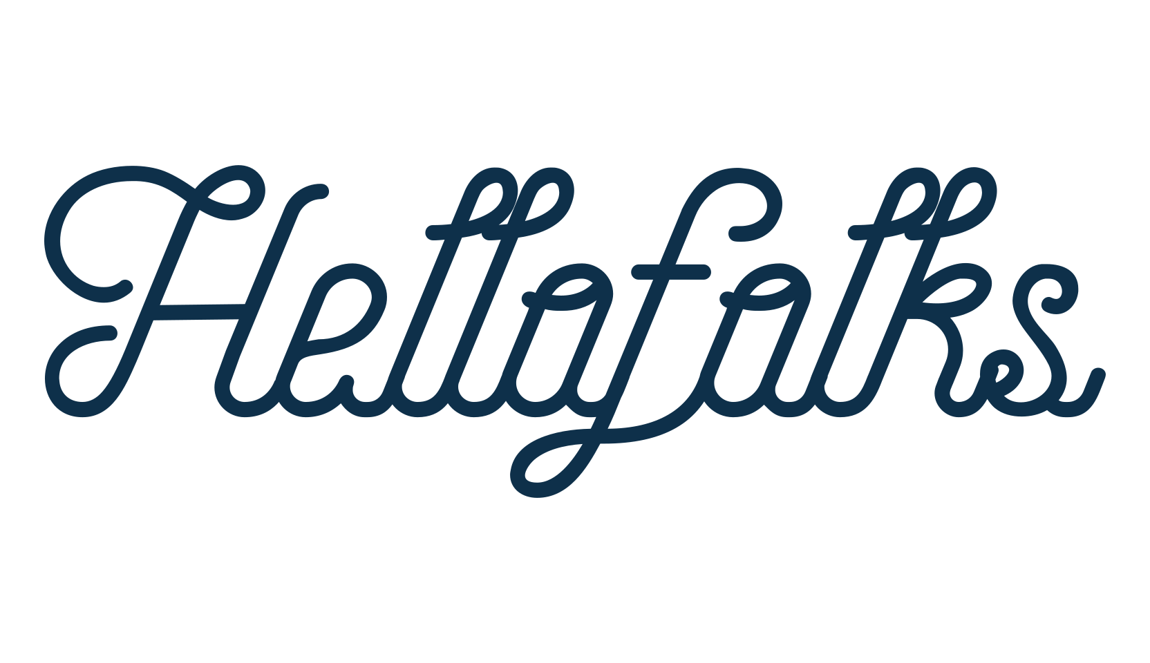Hellofolks, fancy decorative font preview