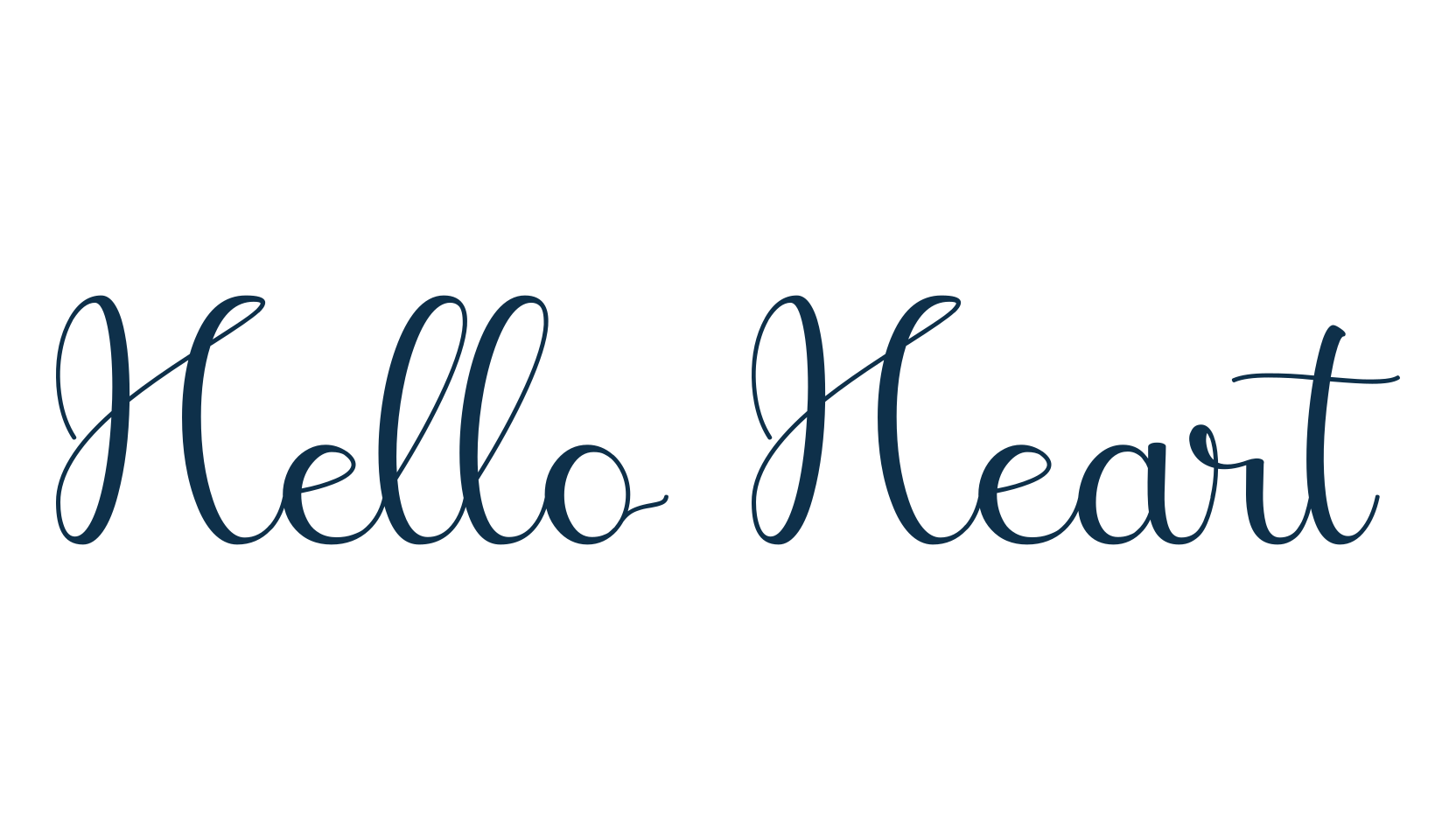 Hello Heart (helloheart), various font preview