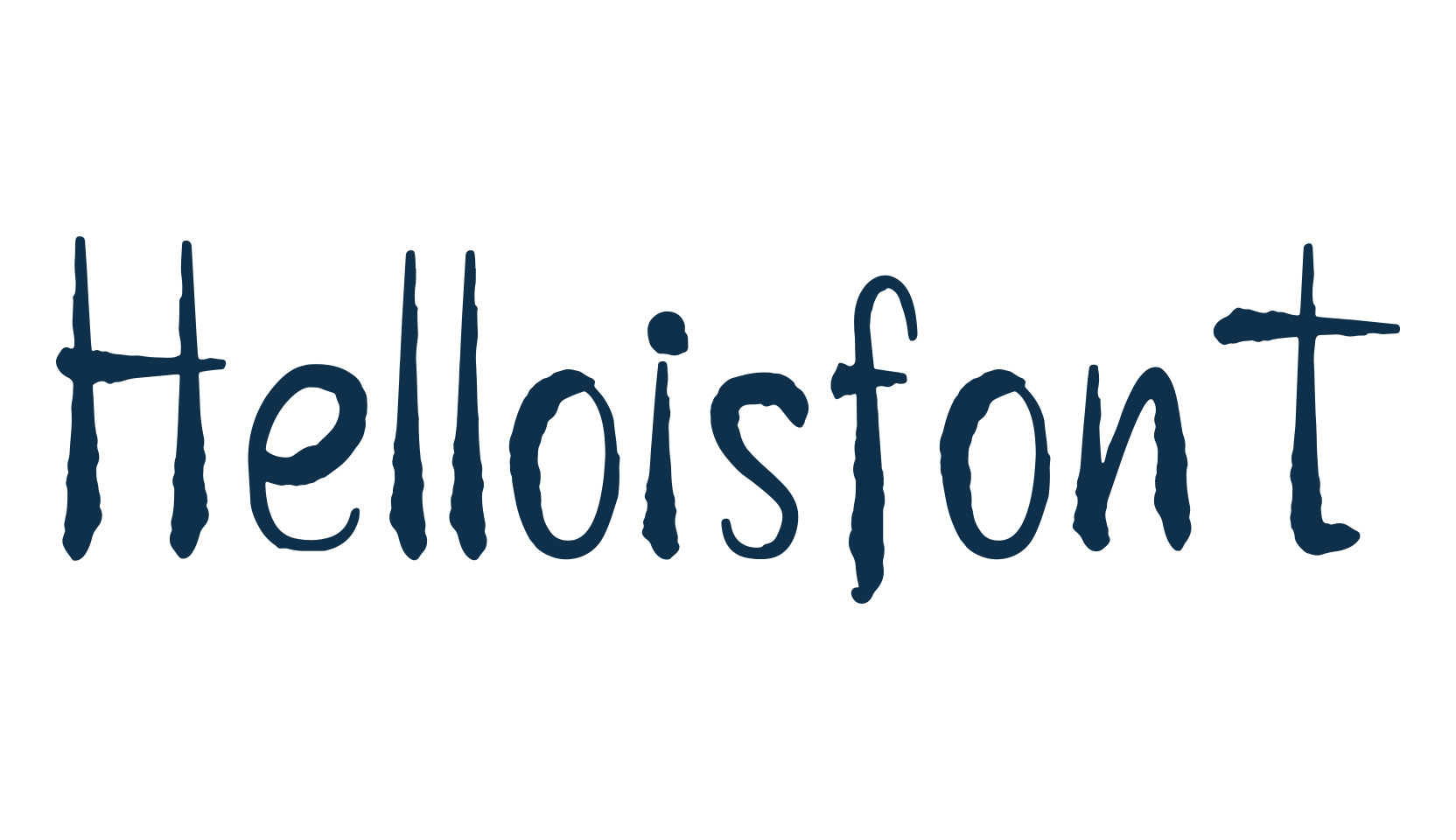 Helloisfont, halloween font preview