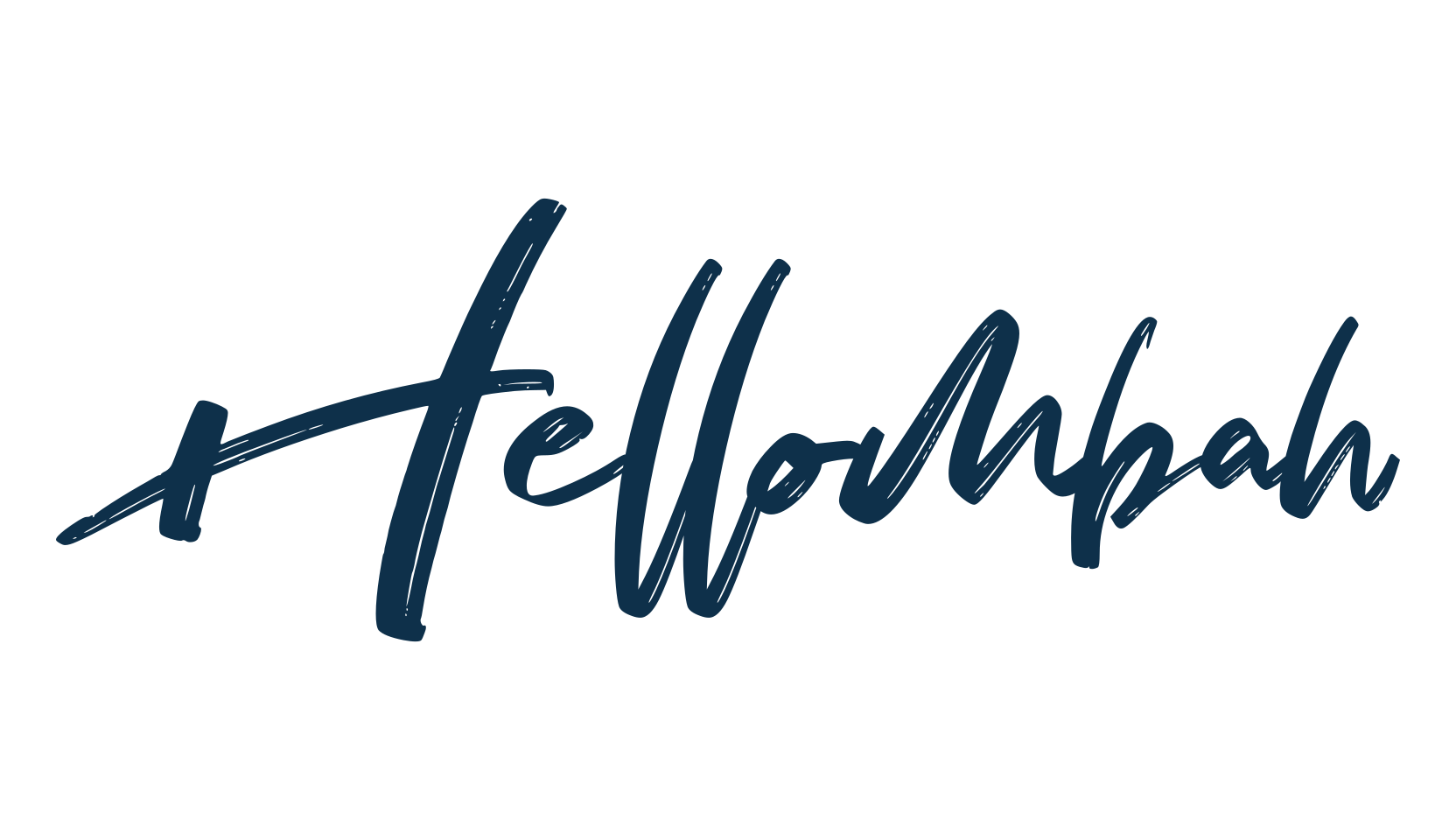 Hellombah, script brush fancy decorative calligraphy font preview