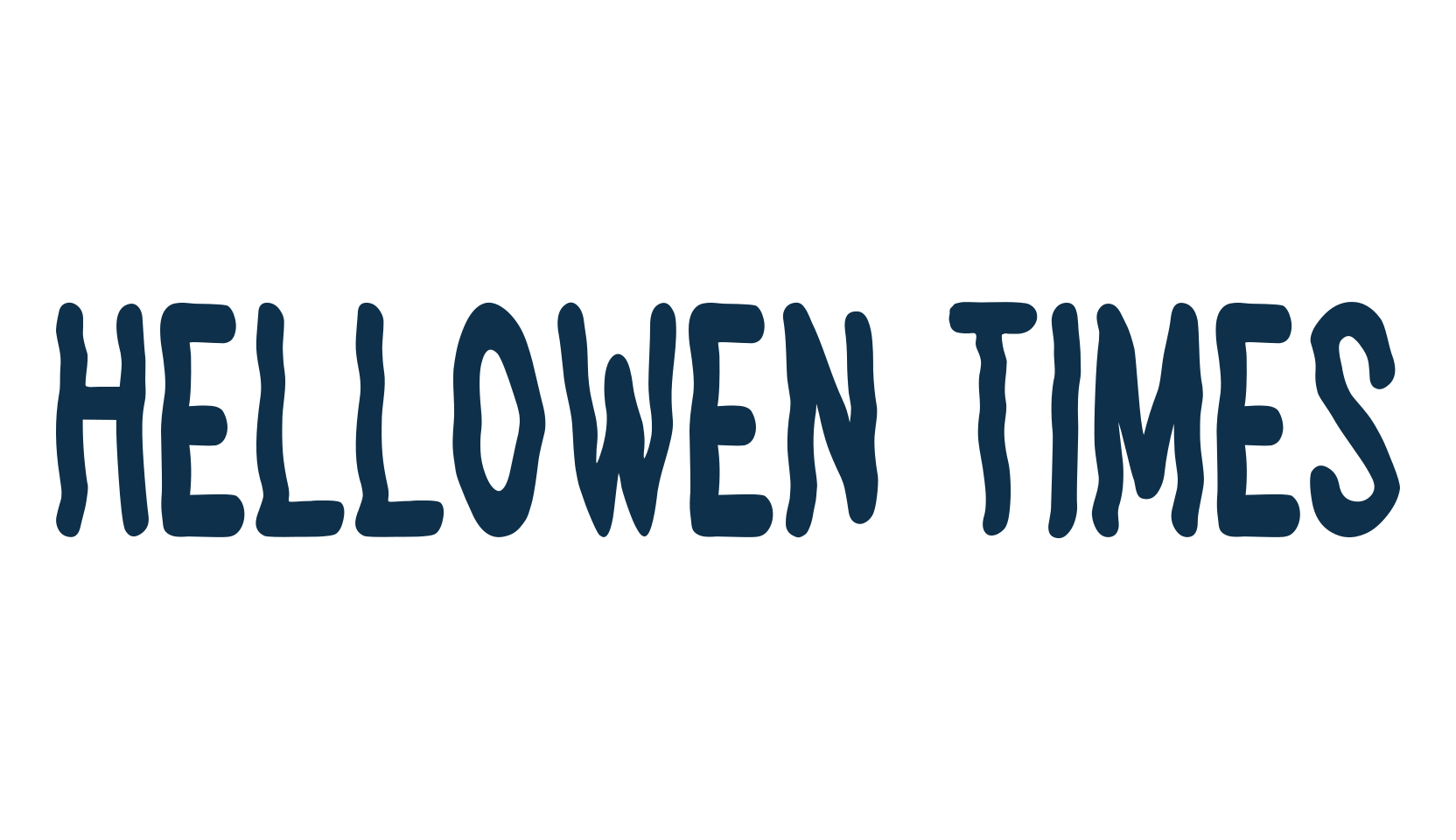 Hellowen Times, fancy decorative font preview