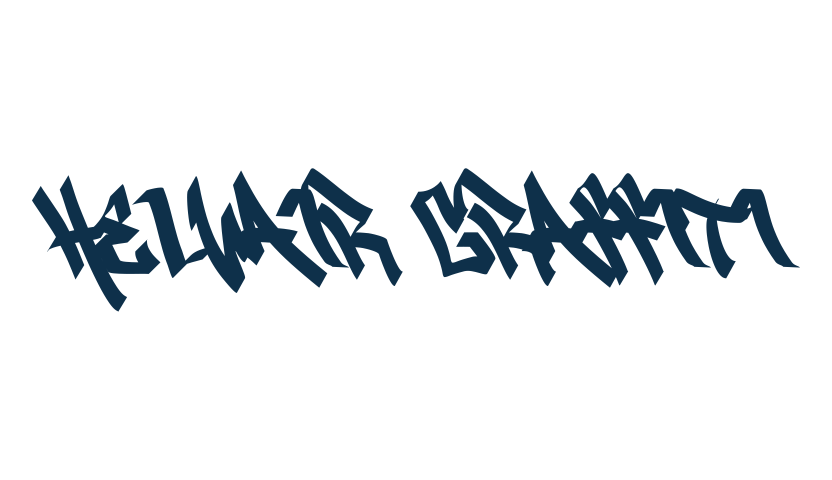 Helvair Graffiti, graffiti font preview