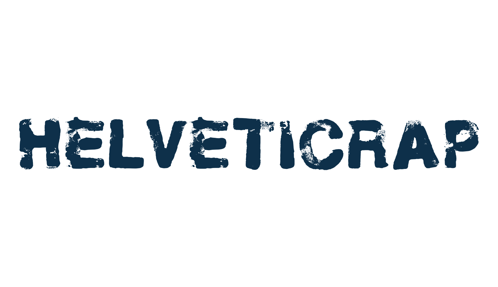 Helveticrap, fancy destroy decorative font preview