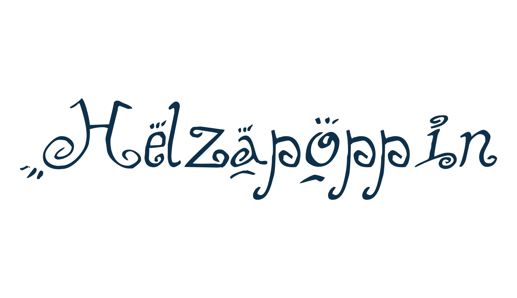 Helzapoppin, curly font preview