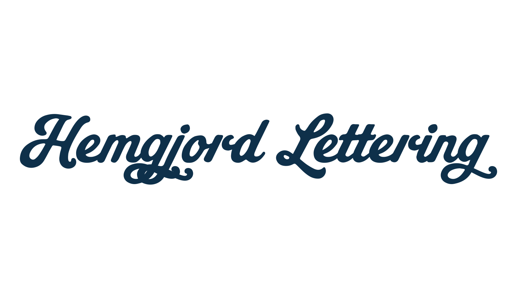 Hemgjord Lettering, fancy old school decorative script calligraphy font preview