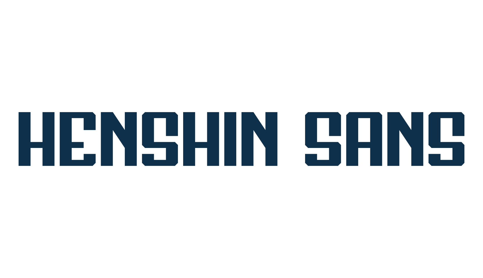 Henshin Sans, various font preview