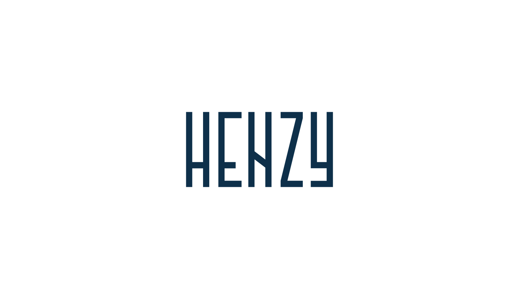 Henzy, square font preview