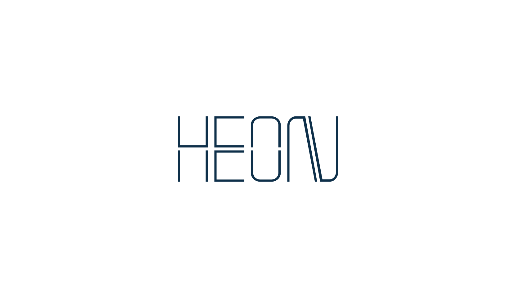 Heon, fancy various techno sci-fi font preview
