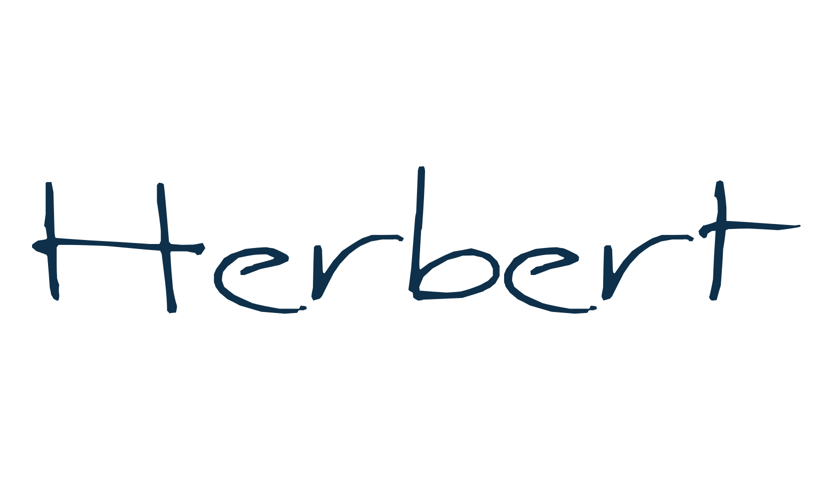 Herbert, handwriting font preview