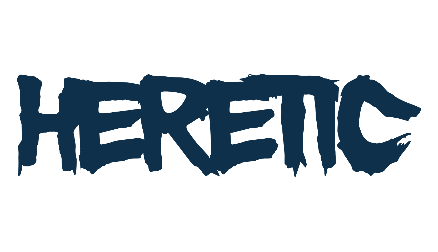 Heretic, halloween font preview