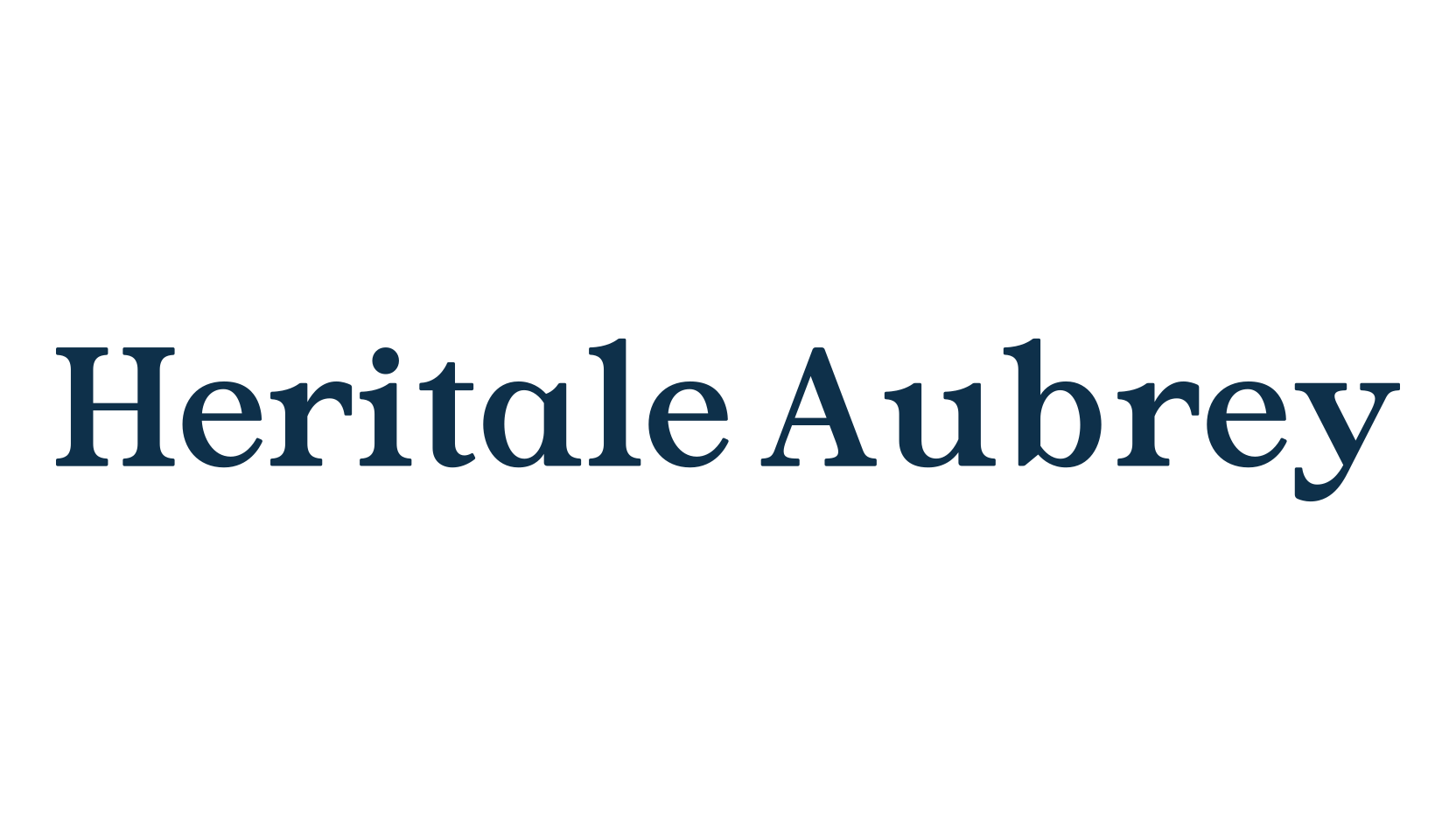 Heritale Aubrey, basic serif font preview