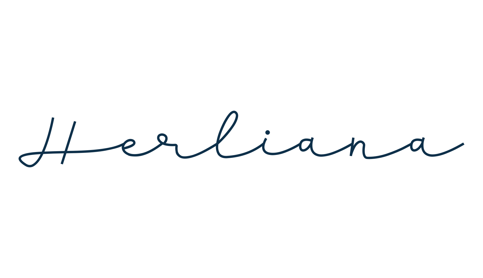 Herliana, script handwritten fancy decorative calligraphy font preview