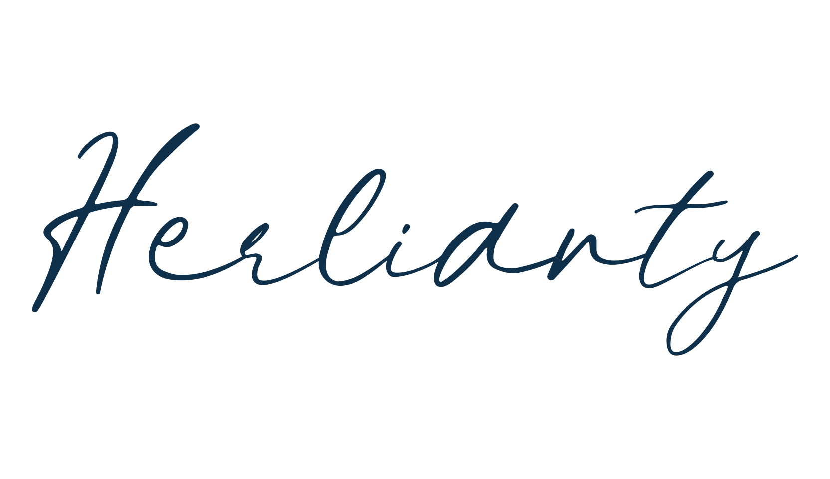 Herlianty, script handwritten fancy decorative calligraphy font preview