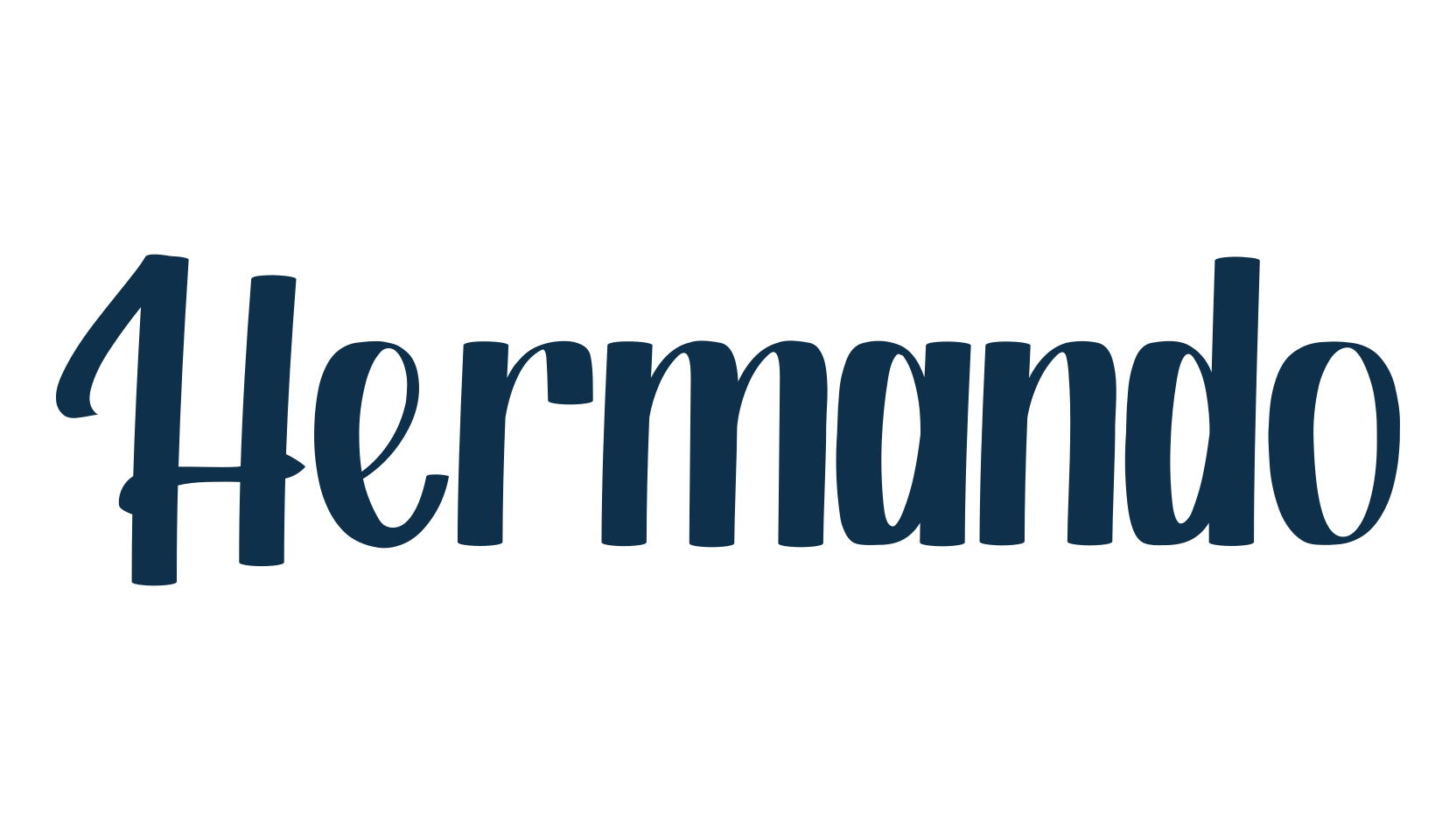 Hermando, fancy decorative font preview