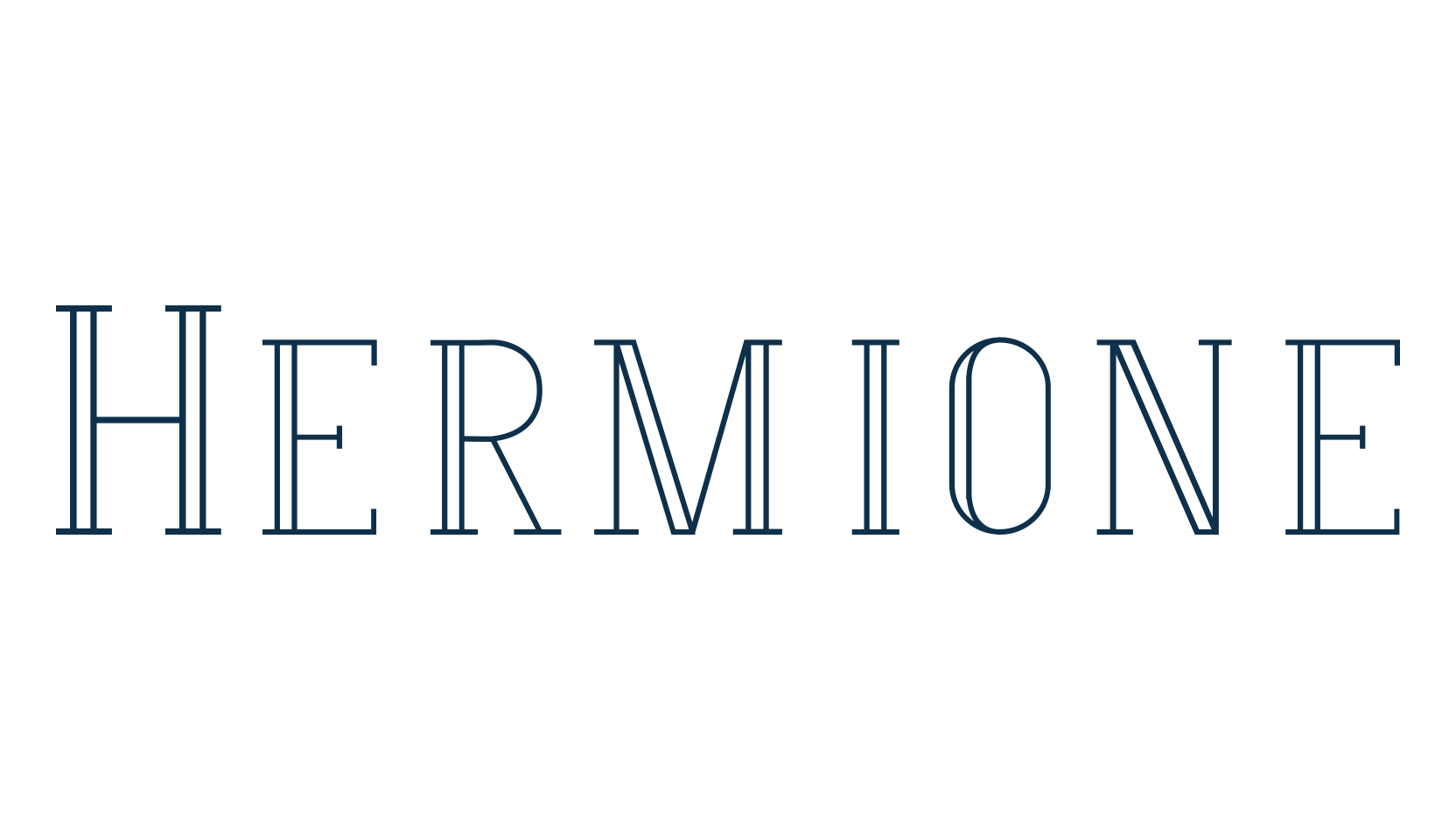Hermione (hermione), retro font preview