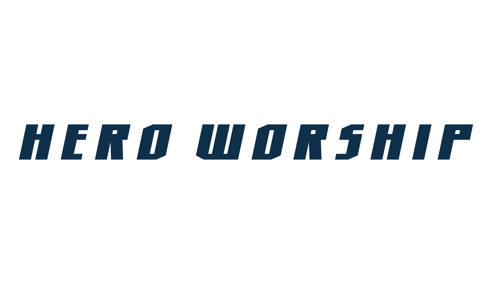 Hero Worship, techno square sci-fi font preview