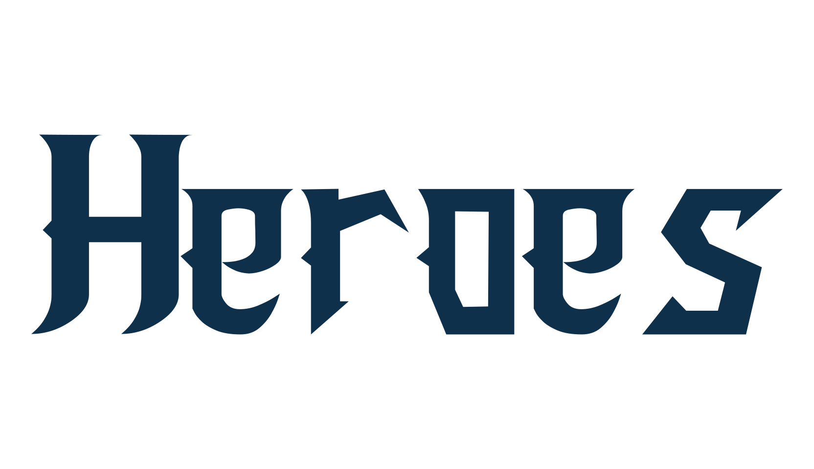 Heroes (heroes-2), gothic modern font preview