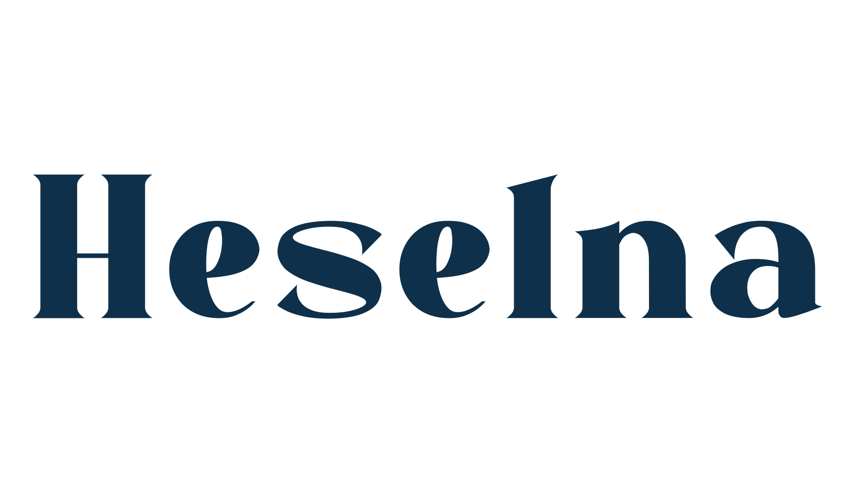 Heselna, basic serif font preview