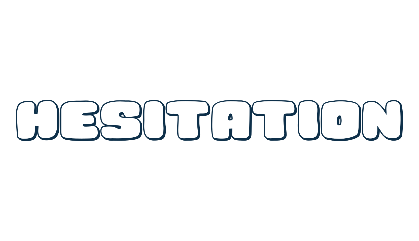 Hesitation, fancy various decorative font preview