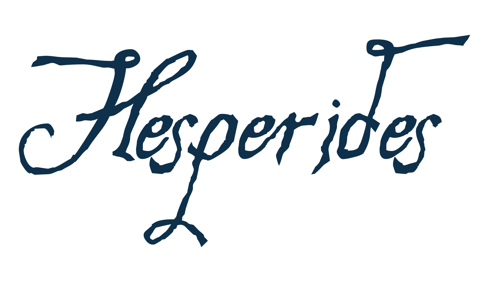 Hesperides, calligraphy font preview