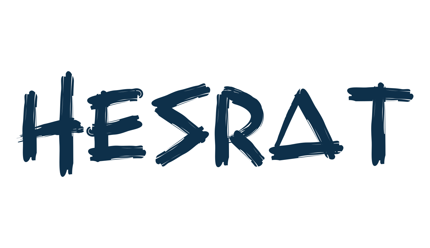 Hesrat, brush font preview
