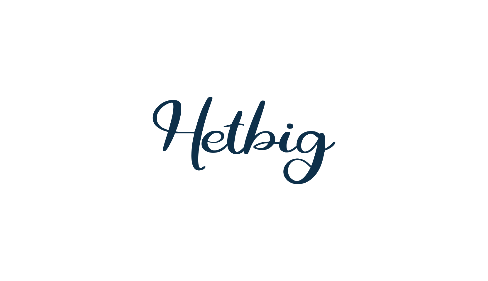 Hetbig, fancy decorative font preview