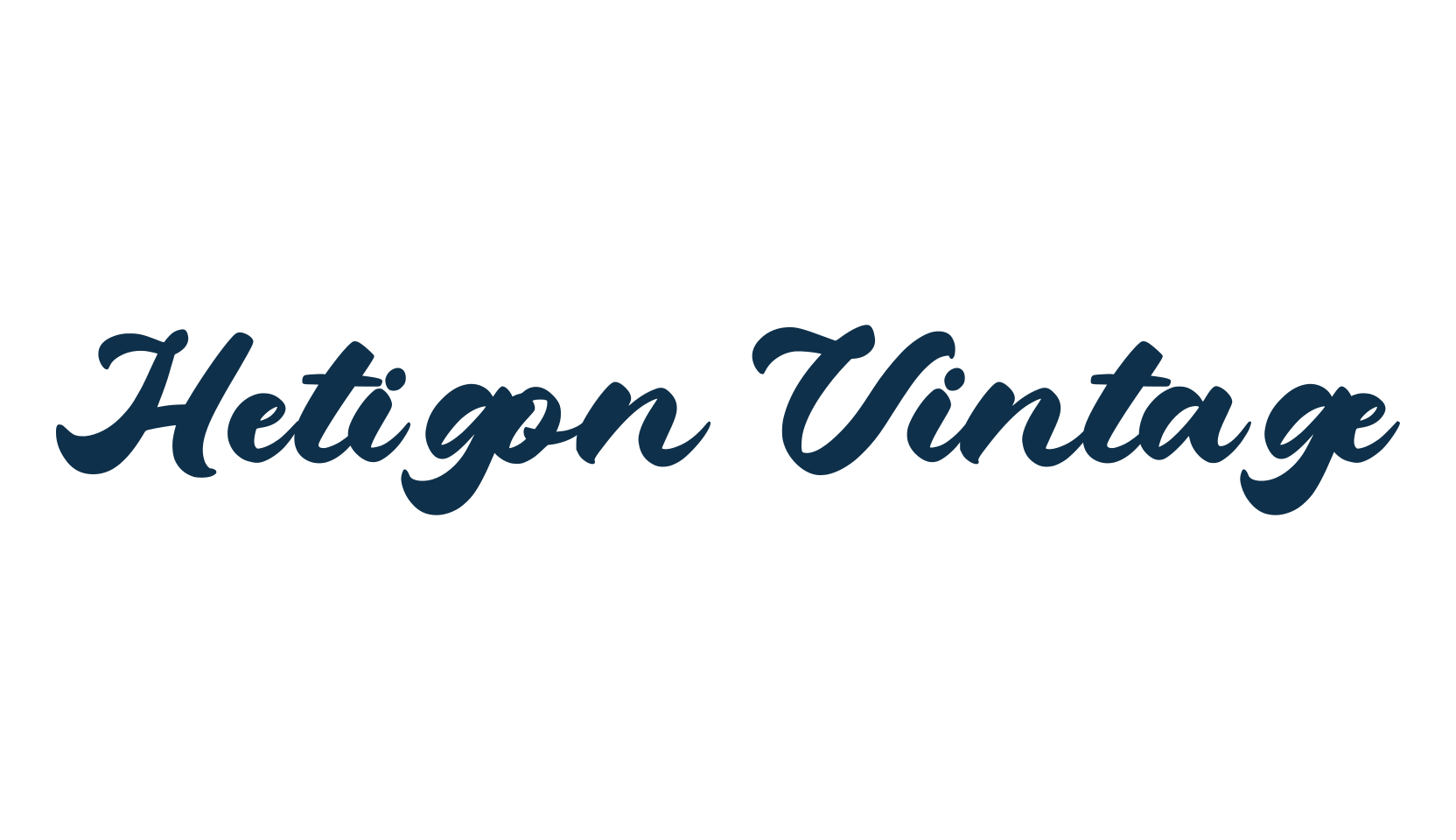 Hetigon Vintage, old school font preview
