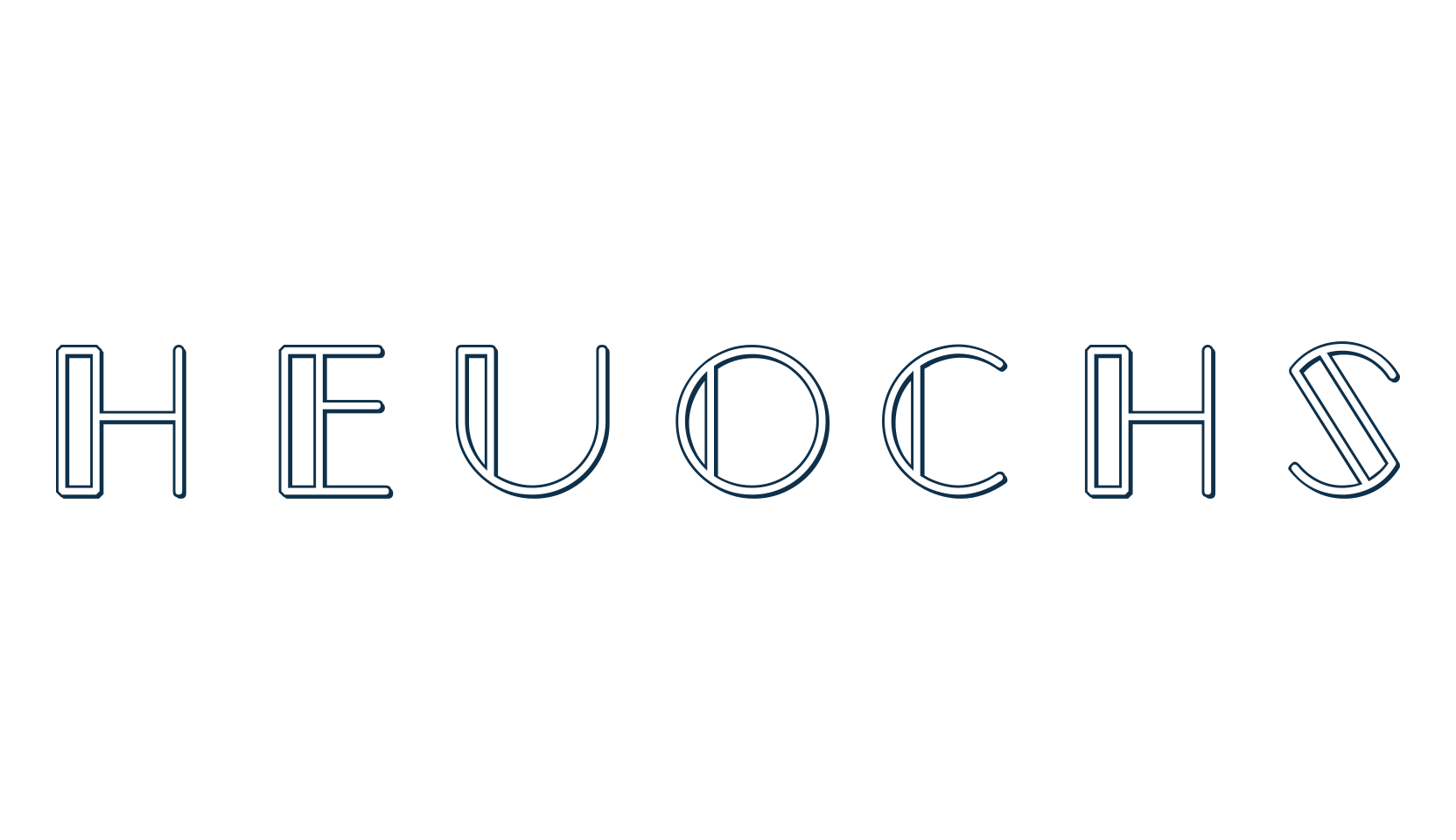 Heuochs, fancy retro decorative font preview
