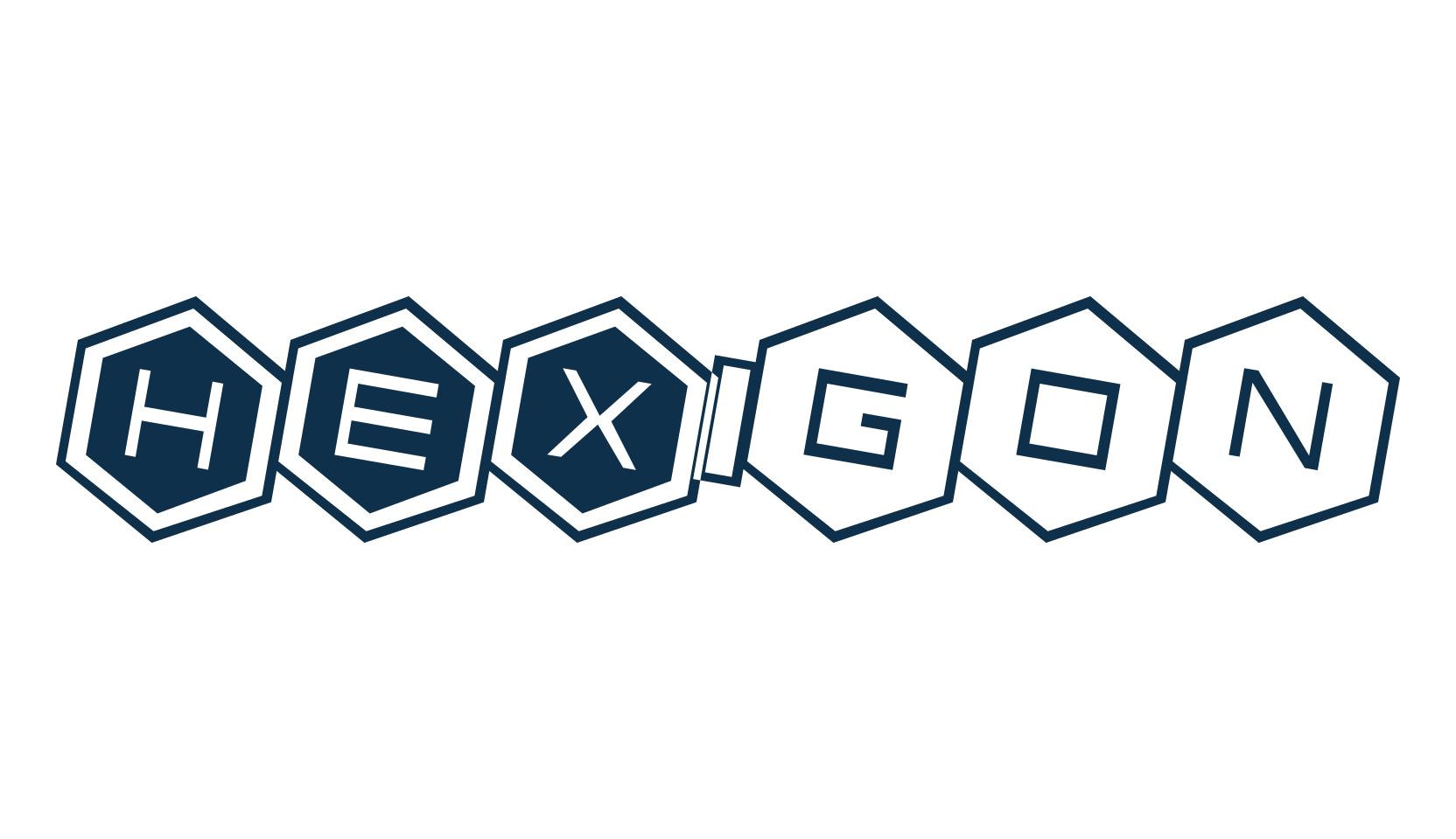 HEX:gon, various font preview