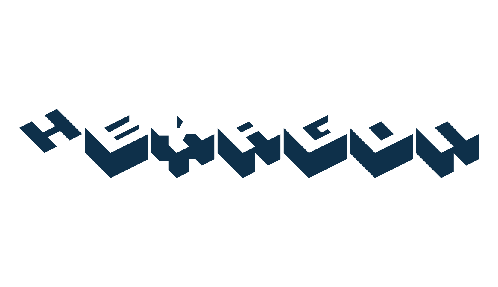 Hexagon, techno square sci-fi font preview