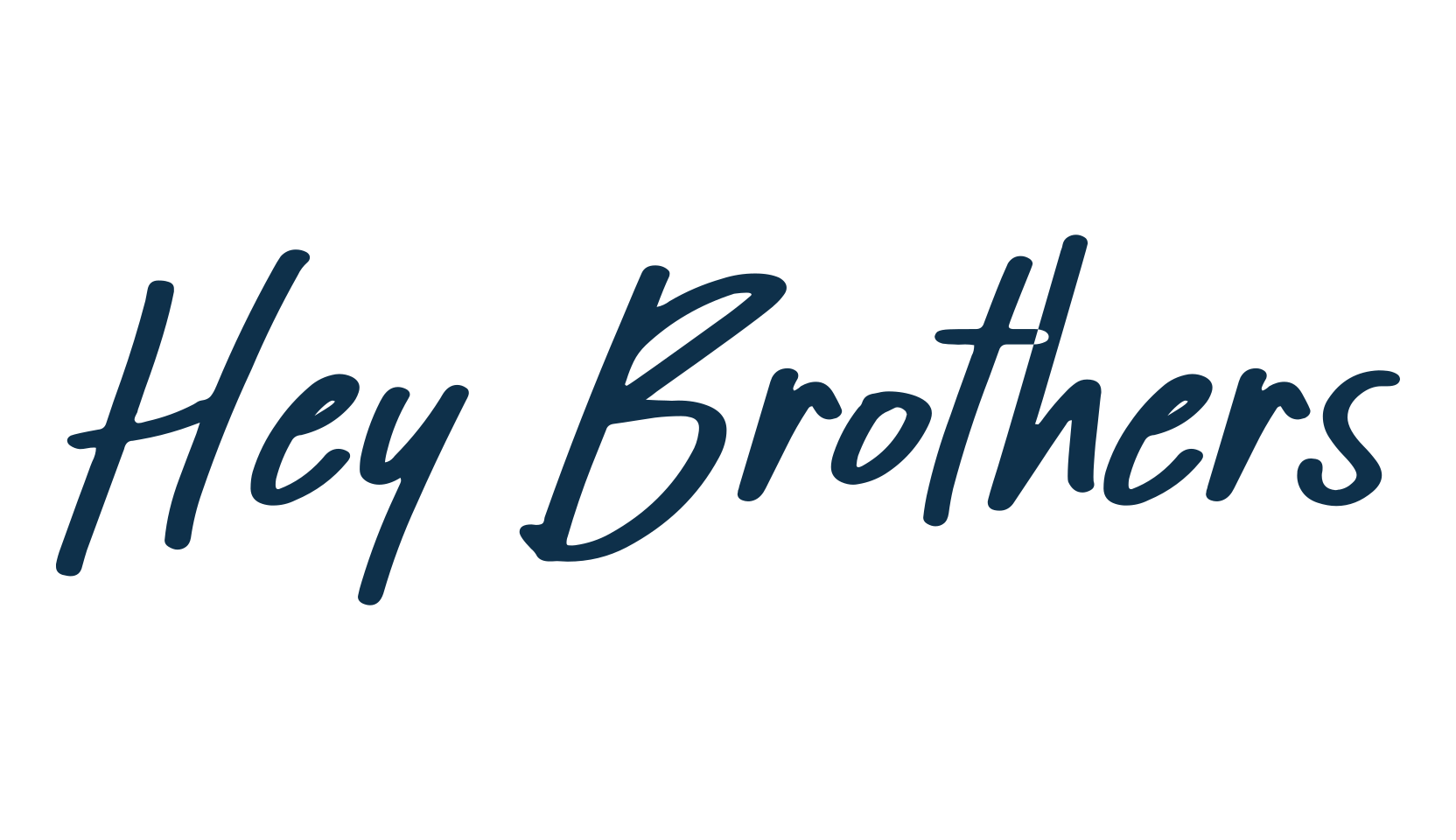Hey Brothers, handwriting font preview