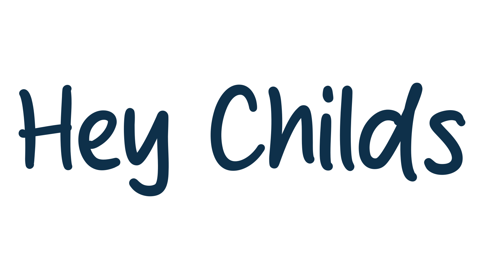 Hey Childs, script handwritten fancy decorative calligraphy font preview