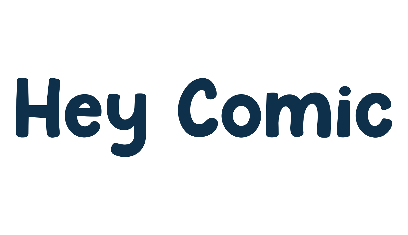 Hey Comic, cartoon font preview