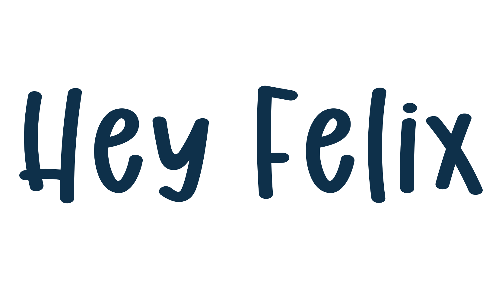 Hey Felix, script handwritten fancy decorative calligraphy font preview
