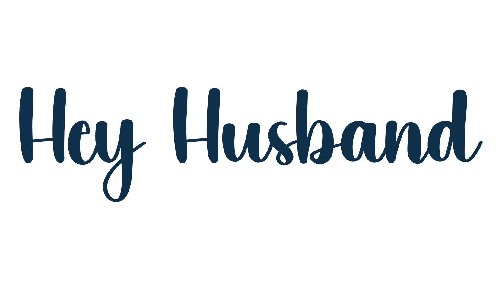Hey Husband, display market font preview