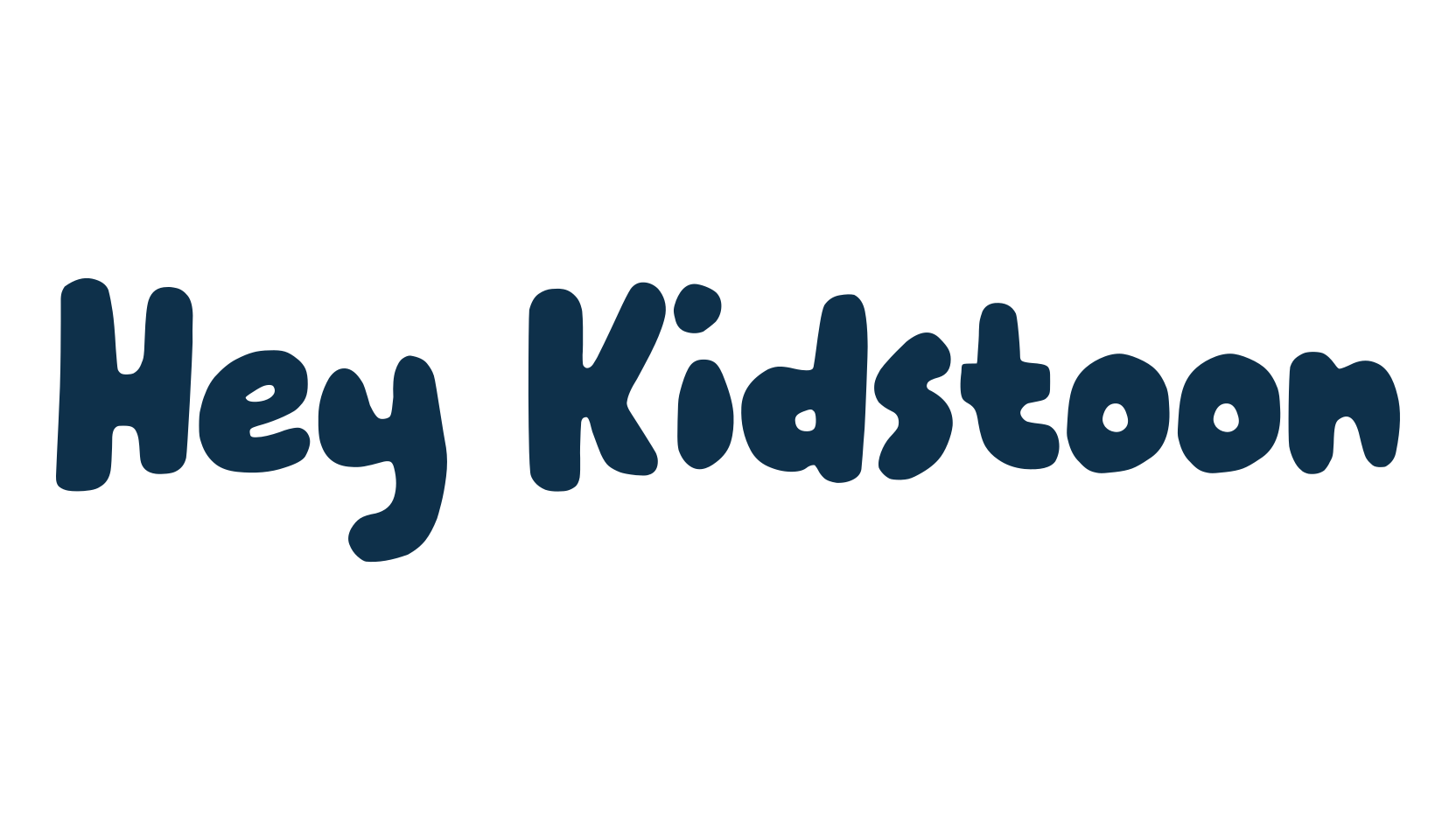 Hey Kidstoon, cartoon font preview