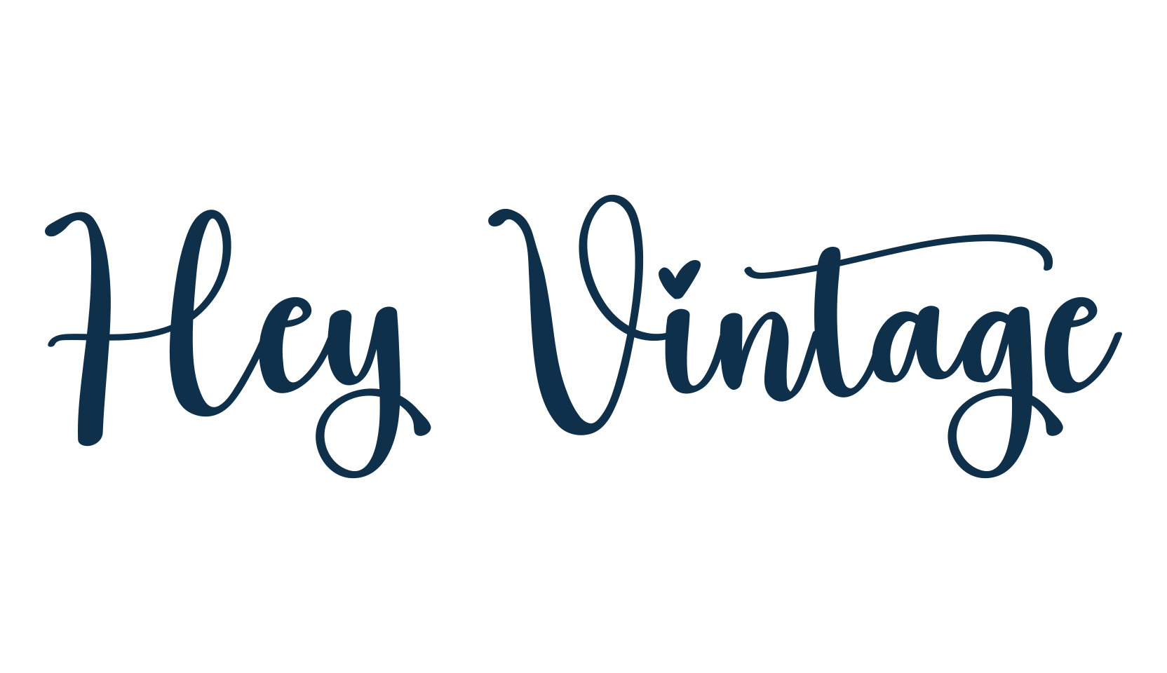 Hey Vintage, fancy decorative font preview