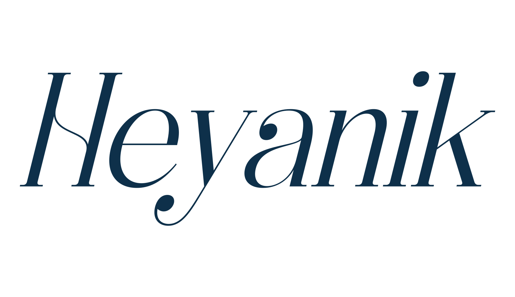 Heyanik, serif font preview