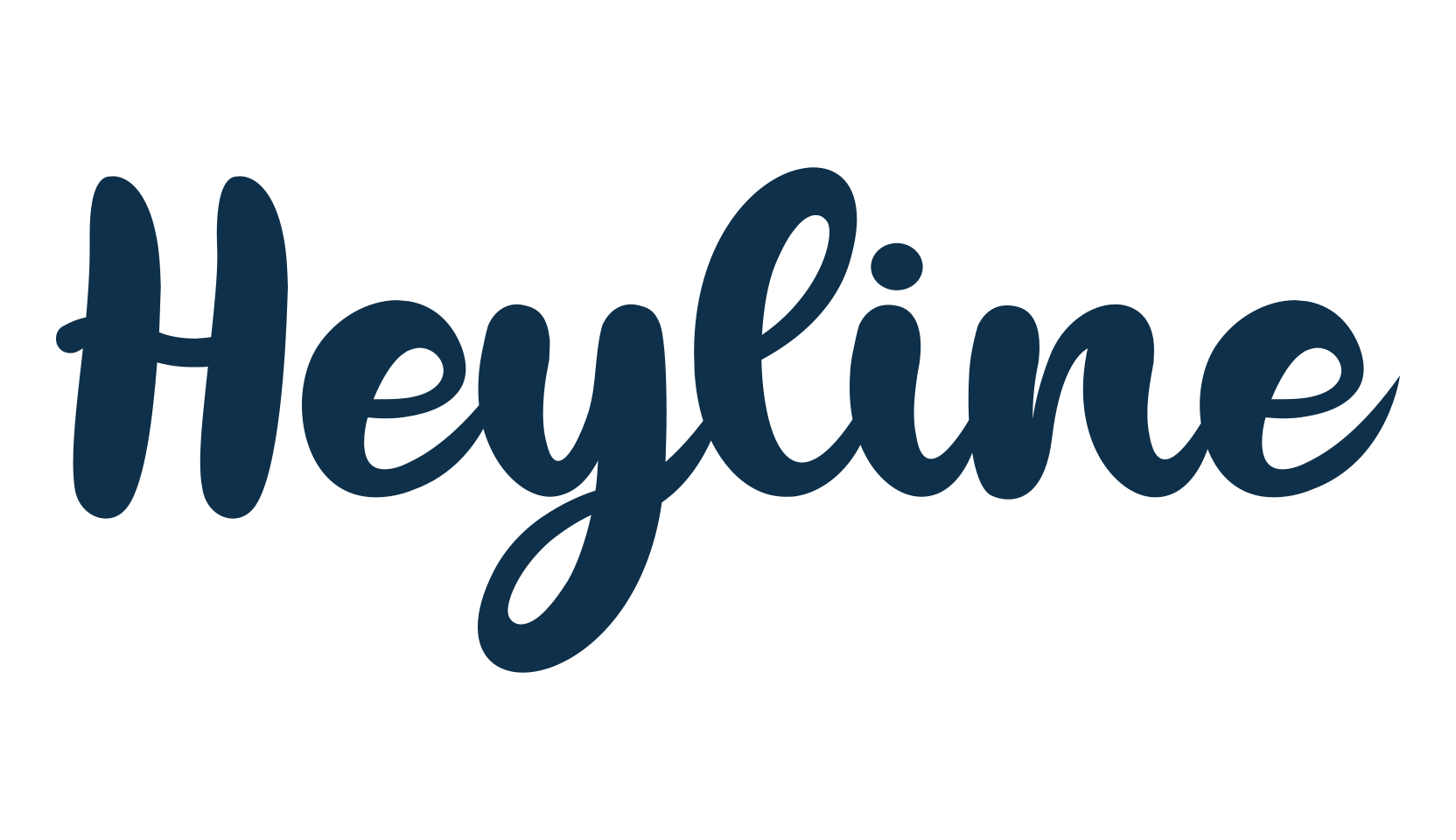 Heyline, various font preview