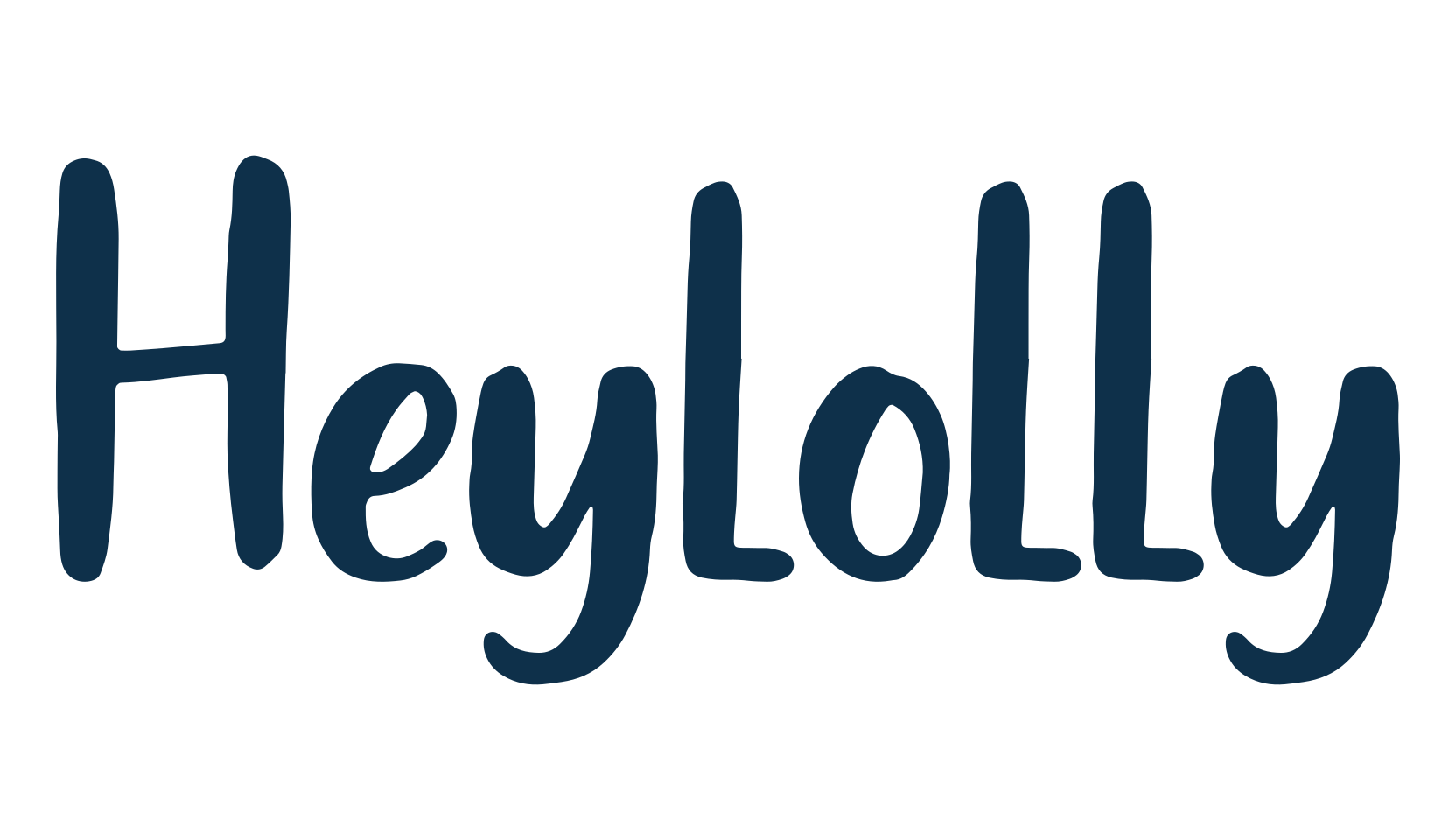 Heylolly, various font preview
