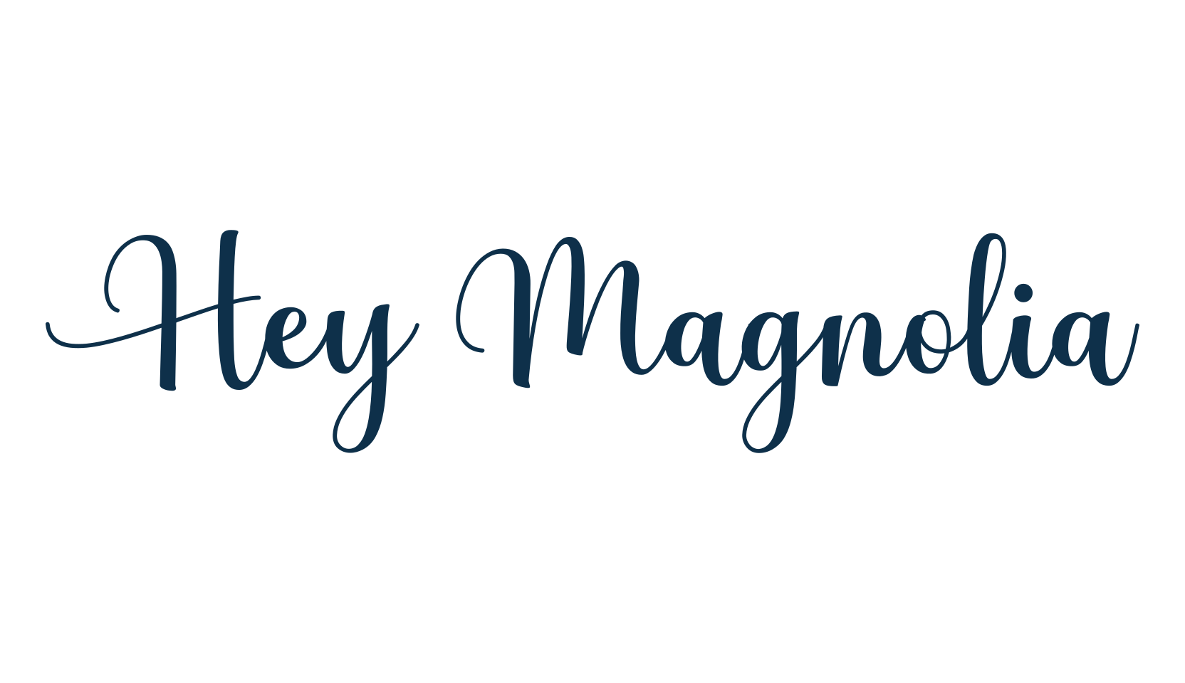 Hey Magnolia, calligraphy font preview