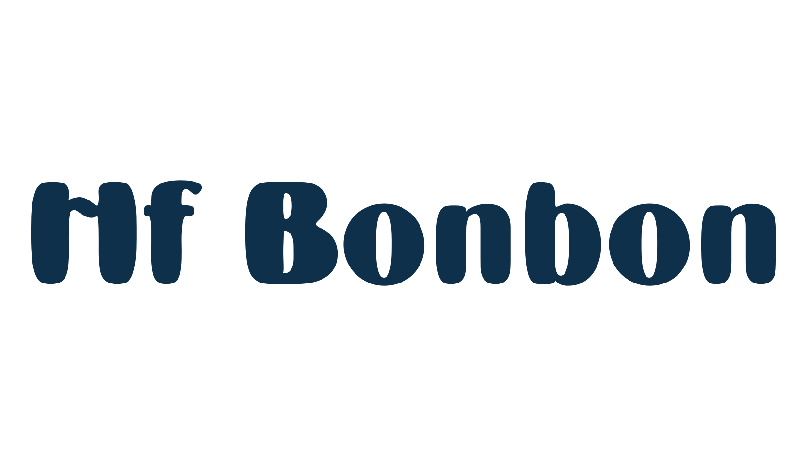 Hf Bonbon, fancy various decorative font preview