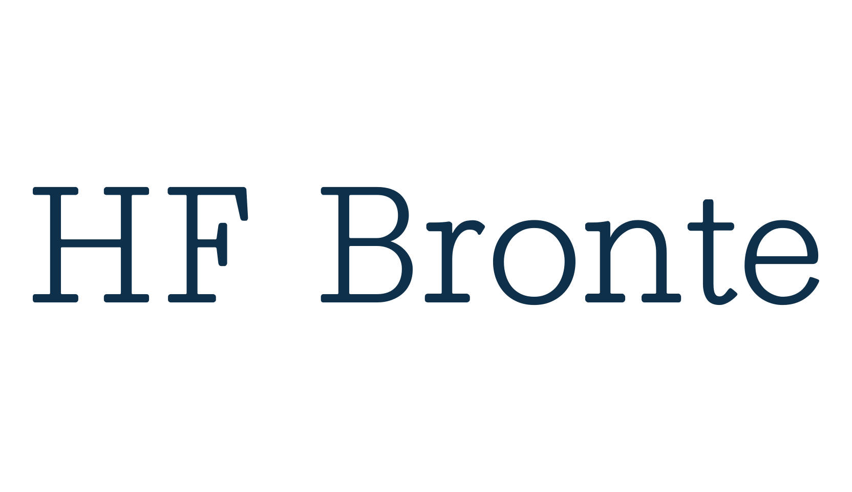 HF Bronte, serif font preview