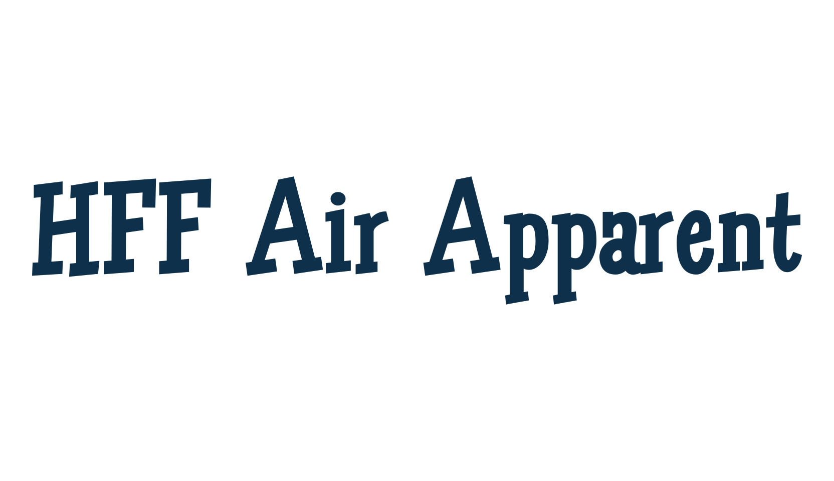 HFF Air Apparent, fancy various decorative font preview