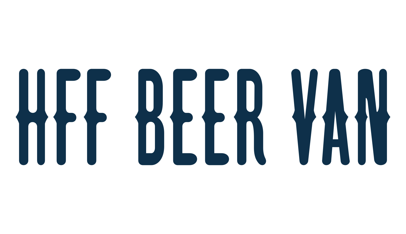 HFF Beer Van, western font preview
