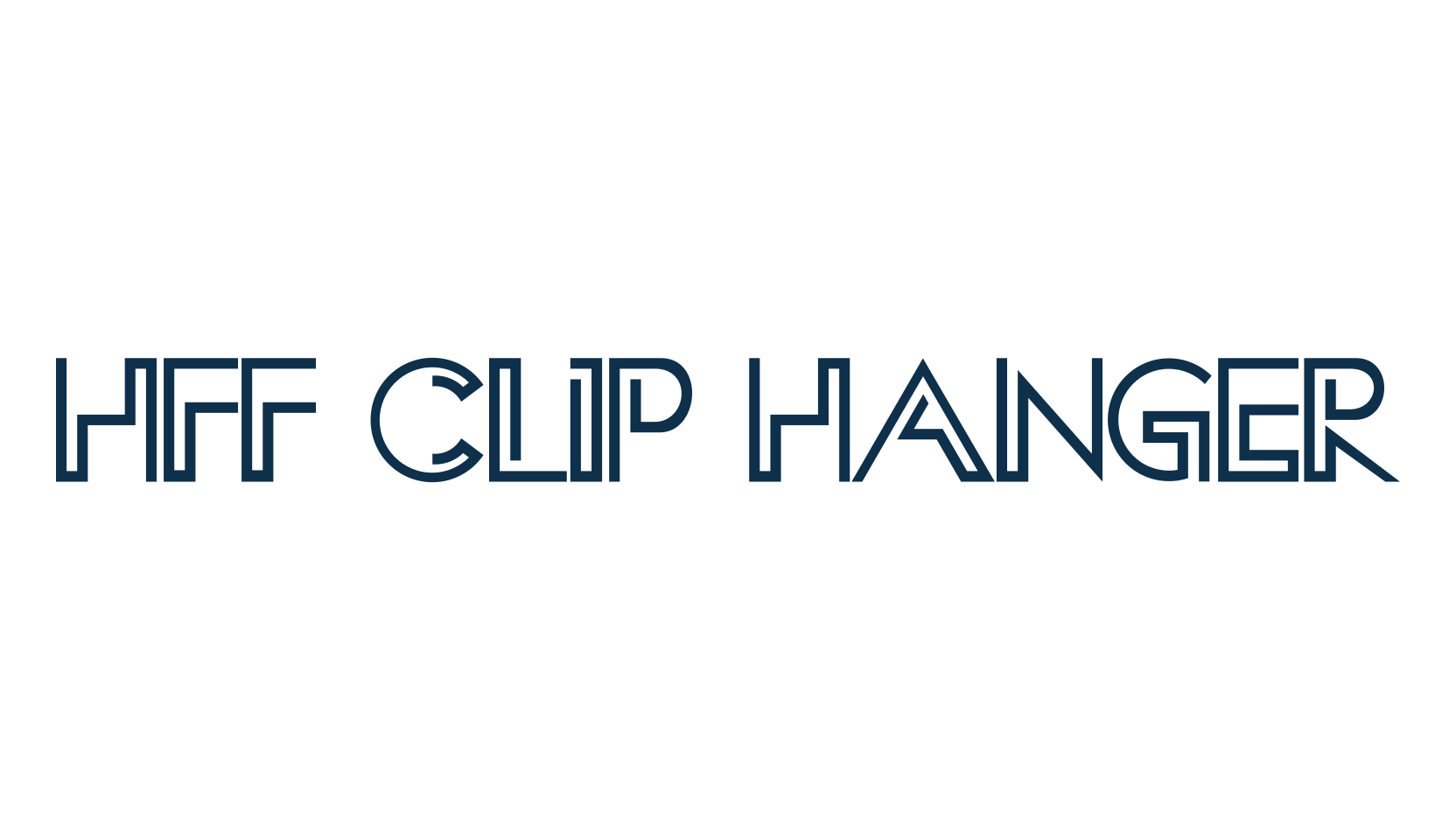 HFF Clip Hanger, fancy retro decorative font preview