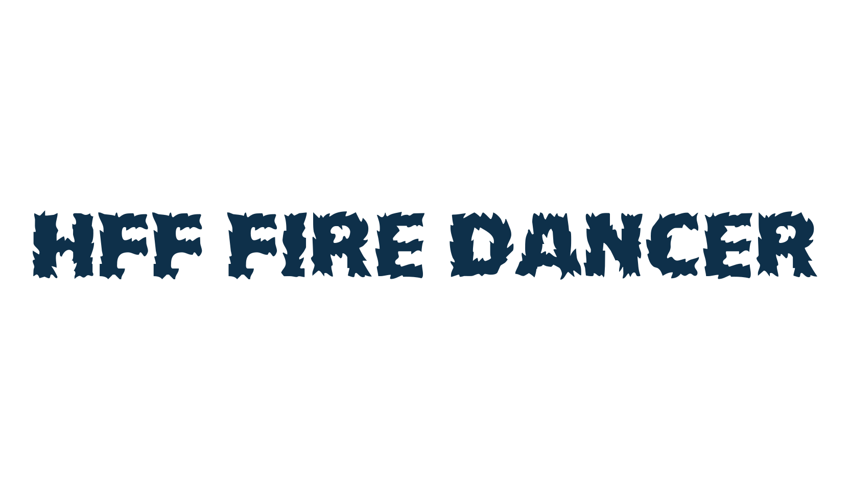 HFF Fire Dancer, fire, ice font preview