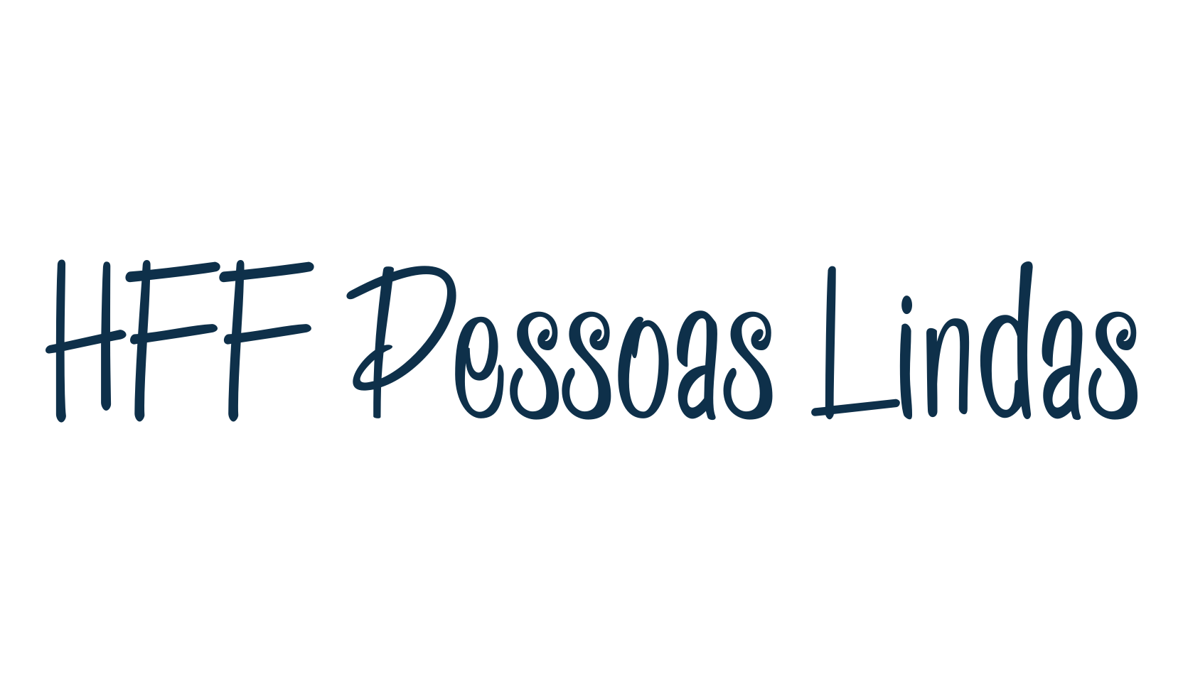 HFF Pessoas Lindas, various font preview