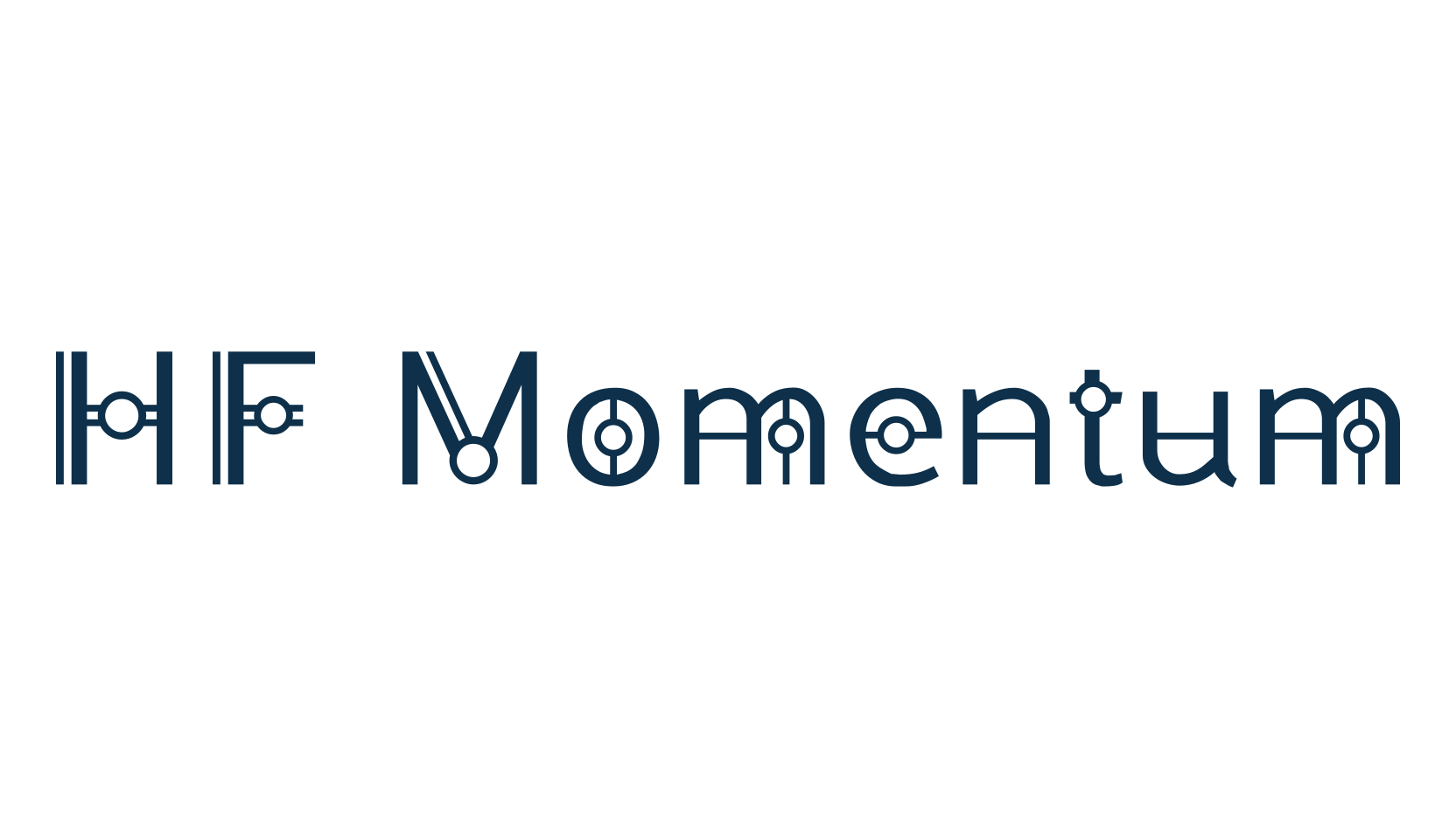 HF Momentum, decorative font preview
