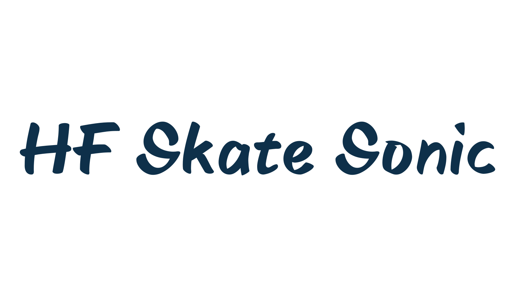 HF Skate Sonic, various font preview
